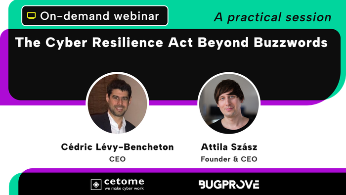 Webinar on-demand: The Cyber Resilience Act Beyond Buzzwords